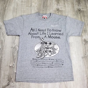 Camisa Disney Mickey Mouse Vintage Special K's All I Need To Know About Life S - Imagen 1 de 11