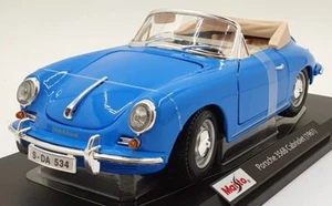 Maisto 1/18 Scale Diecast 46629 - Porsche 356B Cabriolet 1961 - Picture 1 of 5