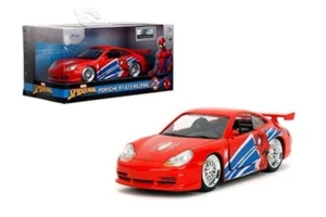Jada 1:32 Hollywood Rides Spider Man Marvel Avengers Porsche 911 GT3 RS 36068 - Picture 1 of 1