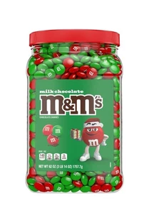 M&Ms Holiday rote und grüne Milchschokolade 62 Unzen - Bild 1 von 3