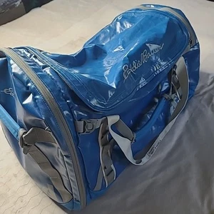 Eddie Bauer First Ascent Blue Maximus Duffel Bag Travel 70L Backpack Camping  - Picture 1 of 22