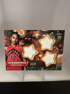 2025-26 Topps Holiday Collin Murray-Boyles PLAYER HOLIDAY SHAPED RELIC #HSR-6 - Bild 1 von 3