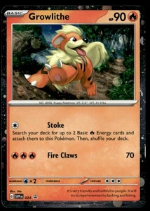 Growlithe - Promo Holo SV: Scarlet & Violet Promo Cards 024 NM Pokémon TCG - Foto 1 di 2