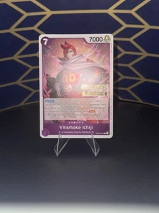 Vinsmoke Ichiji (Judge Pack Vol. 5) Lámina para tarjetas de promoción de una pieza OP06-061 - Imagen 1 de 3