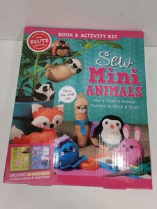 New Klutz Sew Mini Animals Kit Sewing for Kids 10+ Felt Arts & Craft Plush Toys  - Picture 1 of 6