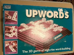 Upwords Board Game The 3D Word Building Game Vintage 1996 - Parker - Picture 1 of 5
