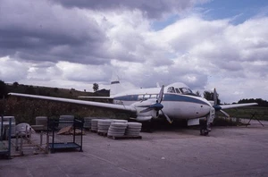 ORIGINAL 35mm Aircraft Slide G-AVVF De Havilland D.H. 104 Dove 8 1989 #7398 - Picture 1 of 1