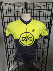 Hincapie R/C Rock Creek Cycling Jersey Medium Black Yellow Jacket W/ Pockets - Picture 1 of 6