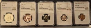 1960 P Proof Set 5 Coin - PF 66/67 - Picture 1 of 2