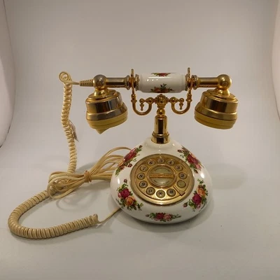 Vintage Royal Albert Old Country Roses Telephone Collectible Floral Untested - Image 1 of 4