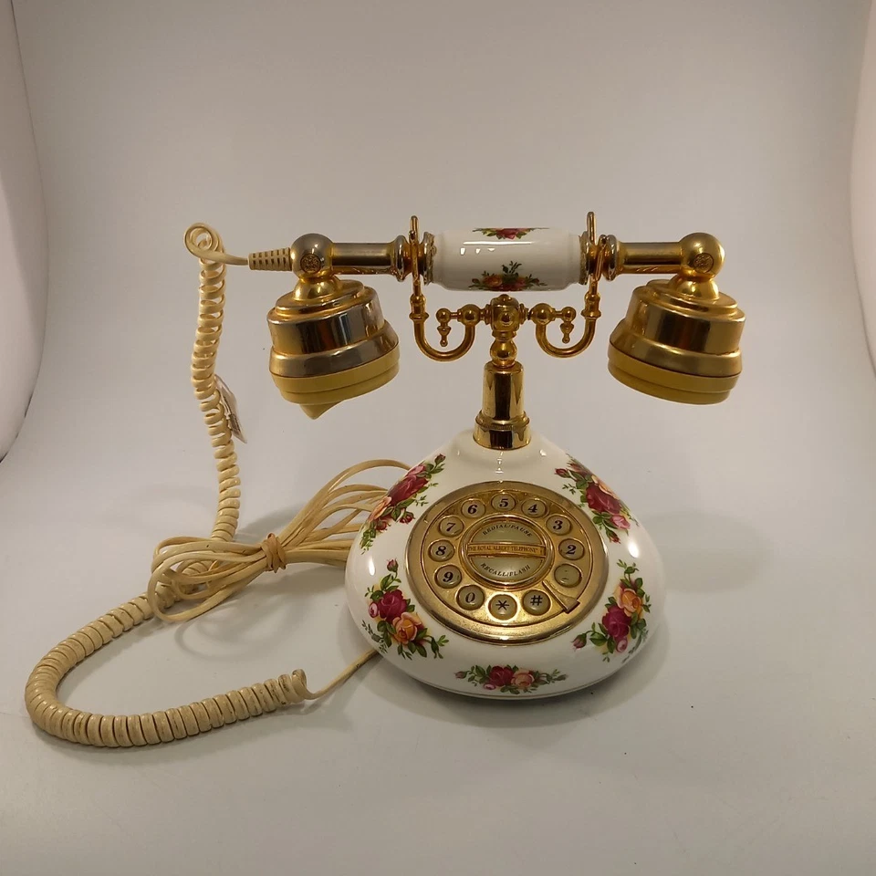 Vintage Royal Albert Old Country Roses Telephone Collectible Floral Untested - Image 1 of 4