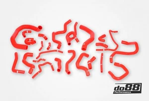 AUDI SEAT SKODA VW 1.8 / 2.0 TSI (MQB) Coolant hoses (24 pcs) Red - Picture 1 of 2