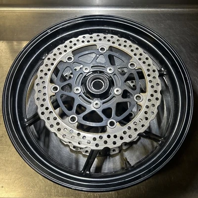 Kawasaki Ninja ZX6R 2009-2012 2009 rueda delantera y rotores rectos 17x3,50 #1722 Foto 1 de 4