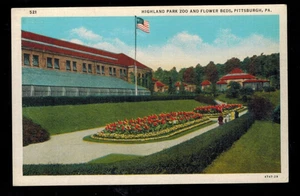 PC-4729**Vtg. PC **Highland Park Zoo** Pittsburgh, Pa - Picture 1 of 2