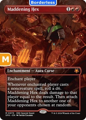 MTG Maddening Hex Duskmourn M Enchantment Aura Curse NM - Image 1 of 3
