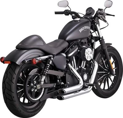 Vance & Hines Chrome Shortshots Staggered Exhaust System (17329) - Image 1 of 4
