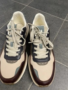 Men’s Sneaker Cole Haan GrandPro Ashland-SESAME LEATHER / MULTICOLOR / SZ 10.5 - Picture 1 of 5