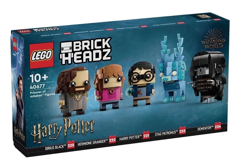 Retired Lego Brickheadz 40677 Prisoner of Azkaban Figures Harry Potter  NIB - Image 1 of 1