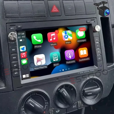 6+128G Carplay For VW B5 MK4 MK5 Golf Passat Jetta Car Radio GPS Stereo RDS +CAM - Image 1 of 4