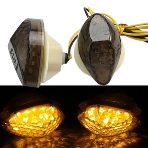 LED Flush Mount Turn Signal Blinker Light For Honda CBR600RR CBR600F4 CBR900 F4i - Picture 1 of 9