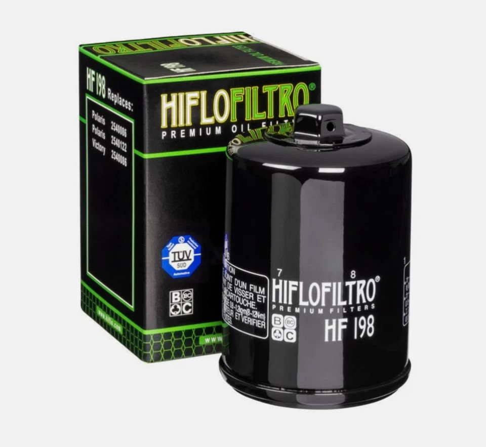 HiFlo 滤油器 Polaris RZR 570 800 900 1000 S LE XP 4 General Sportsman HF198 — 第 1/1 张图片