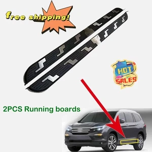 Fits for Honda Pilot 2016-2022 2Pcs Running Board Side Step Pedals Nerf Bar - Picture 1 of 9