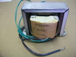 THORDARSON 21F83 FILAMENT TRANSFORMER 25.2 V CT @2 A. - Picture 1 of 2