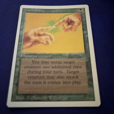 MTG Instill Energy Revised Edition Regular Uncommon - Image 1 of 2