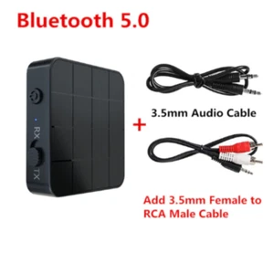 VIKEFON Bluetooth 5.0 Audio Receiver Transmitter AUX RCA 3.5MM Jack USB MM A88 - Imagen 1 de 1