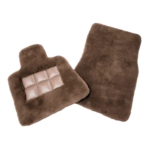 Genuine Sheepskin floor mats fits Rolls Royce Ghost Wraith Cullinan Phantom Dawn - Picture 1 of 13