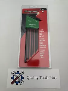 Snap On NEW 7 pc TORX Double Ball L-Shaped Key Set DBT7 FACTORY SEALED - Foto 1 di 3