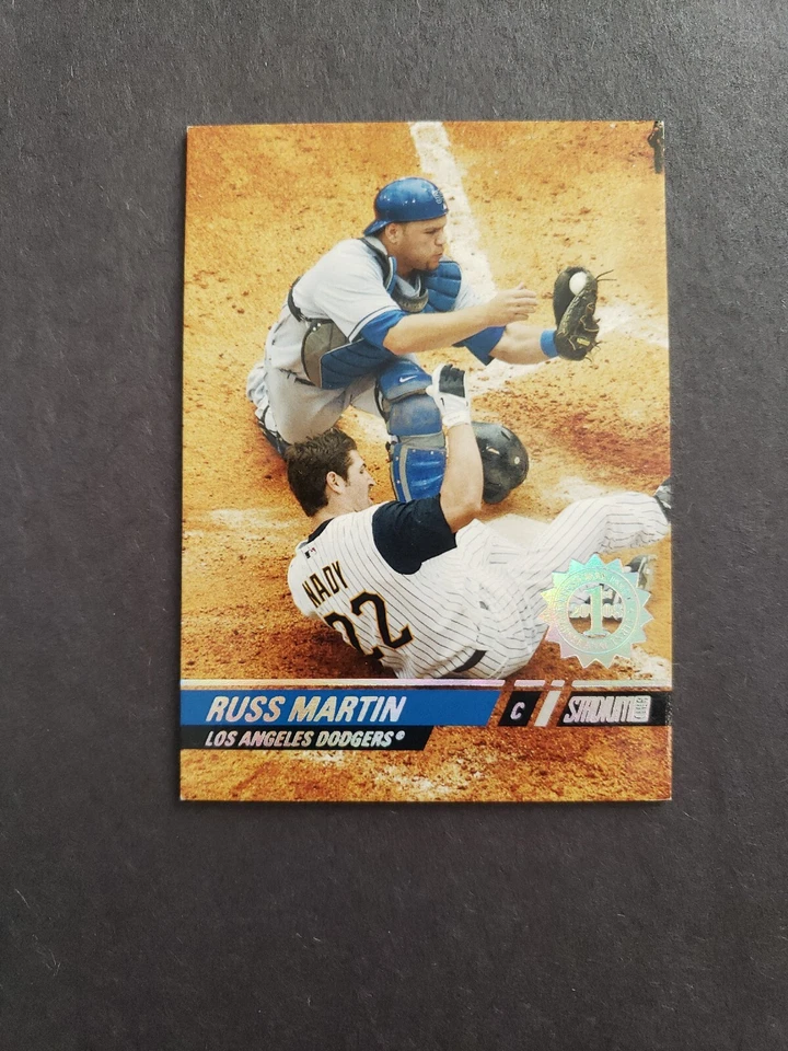 2008 Topps Stadium Club /599 First Day Issue Russ Martin Card #5 #284 - Image 1 of 4