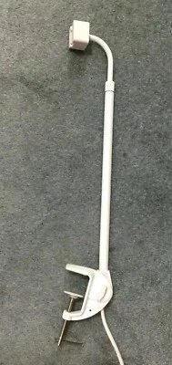 WAC Desk Mount LONG ARM TRACK HEAD LIGHT, With Adjustable Arm& Head White Finish - Image 1 of 4