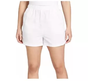 DSG High Rise Notched Woven Shorts White 3" Inseam Water Repellent XS NEW - Picture 1 of 9