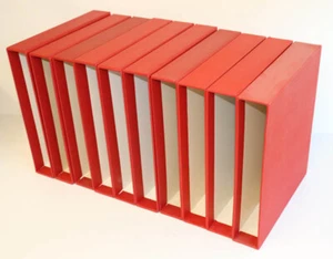 10 rote Safe Schutzkassetten für die großen Ringbinder, hoher Neupreis - Bild 1 von 2