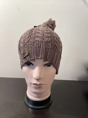Nike Cable-Knit Pom Gorro Marrón Talla Única ¡NUEVO CON ETIQUETAS! Foto 1 de 4