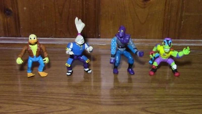 Lote TMNT Ace Duck Usagi Yojimbo Foot Soldier Mondo Gecko Playmates Foto 1 de 4