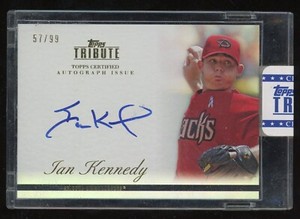 Ian Kennedy 2012 Topps Tribute Auto Serial #d 57/99 Arizona Diamondbacks Sealed