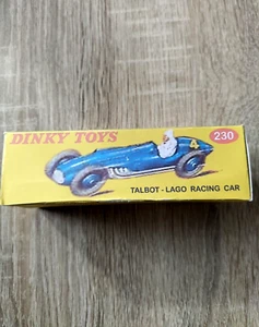 Dinky Promotional Oversize No230 Talbot Lago  - Replica / Copy Box only - Picture 1 of 3