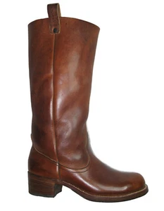 Botas De Colección Florsheim Western Campus Roper Para Hombres Talla 8 EE Gruesas Marrón Cuero-Raras - Imagen 1 de 19