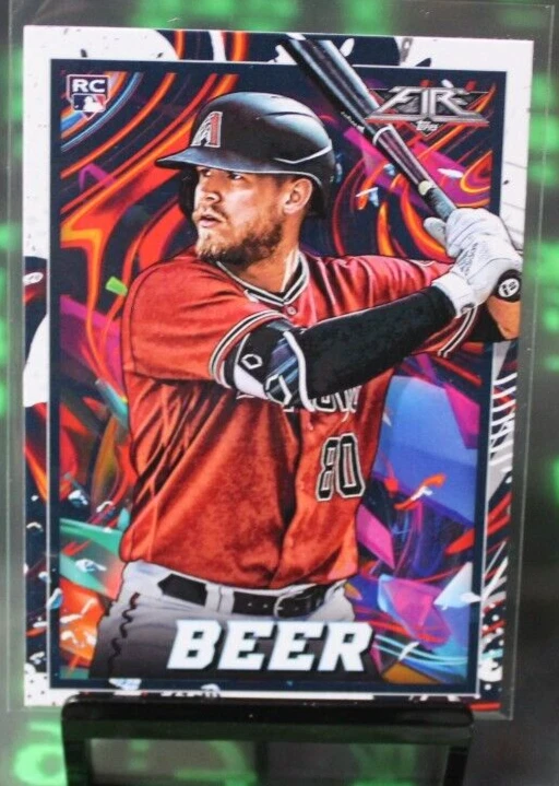 2022 Topps Fire Rookie Seth Beer #39 - Image 1 of 2