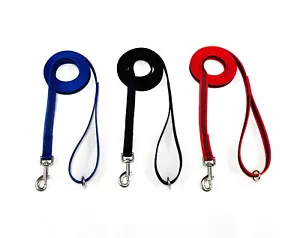 Dog Training Leads Rubber Gripper Webbing For Slip Resistance 5FT 10FT 20FT 30FT - Picture 1 of 30