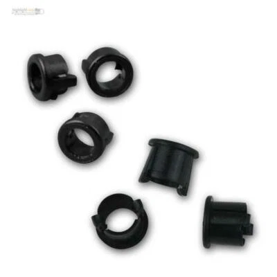 schwarze Ledfassungen für 3mm/5mm LEDs, LED Montageringe Kunststoff Ring Fassung - Bild 1 von 4