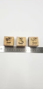 HOLIDAY RUBBER STAMP SET- 3 Little Angels Set (21CHL) - Foto 1 di 2