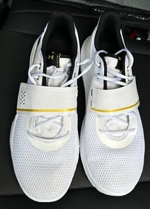 Size 17 - Under Armour Flow FUTR X White Metallic Gold - Picture 1 of 7