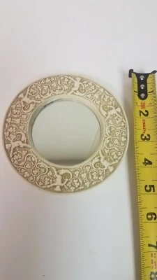 Espejo redondo pequeño conmemorativo facsímiles 5" Foto 1 de 4