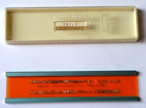 Schriftschablone Standardgraph Schablone Kursiv Nr. 201/3 incl. Kunststoffhülle - Bild 1 von 4