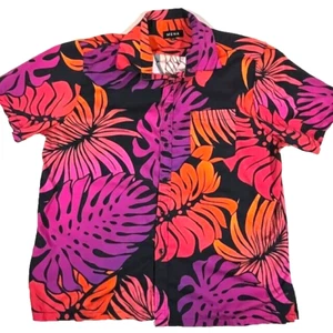 Mena Herren Hawaiihemd 2XL (gemessen) mehrfarbig kurzarm leicht - Bild 1 von 9