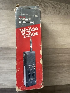  Vintage Realistic TRC-219 21-1639 CB Walkie Talkie 3 Channel Stranger Things - Zdjęcie 1 z 4