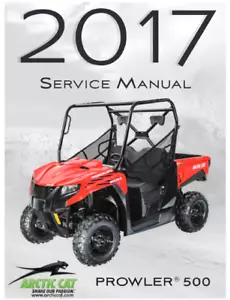 Manual de servicio Arctic Cat Prowler 500 | 2017 | CD o USB enviado por correo - Imagen 1 de 11
